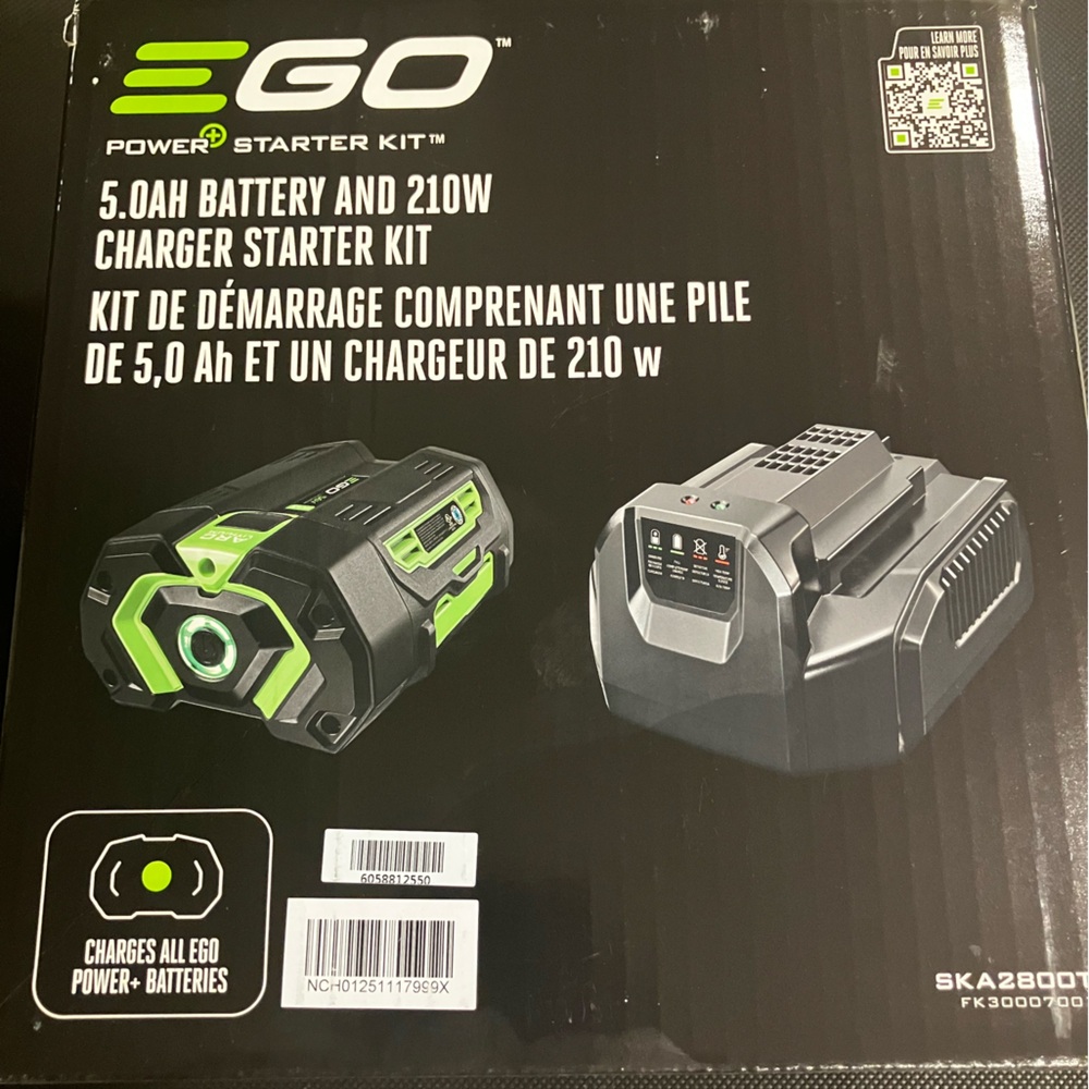 EGO 5.0Ah and Charger (SKA2800T) BRAND NEW IN BOX
